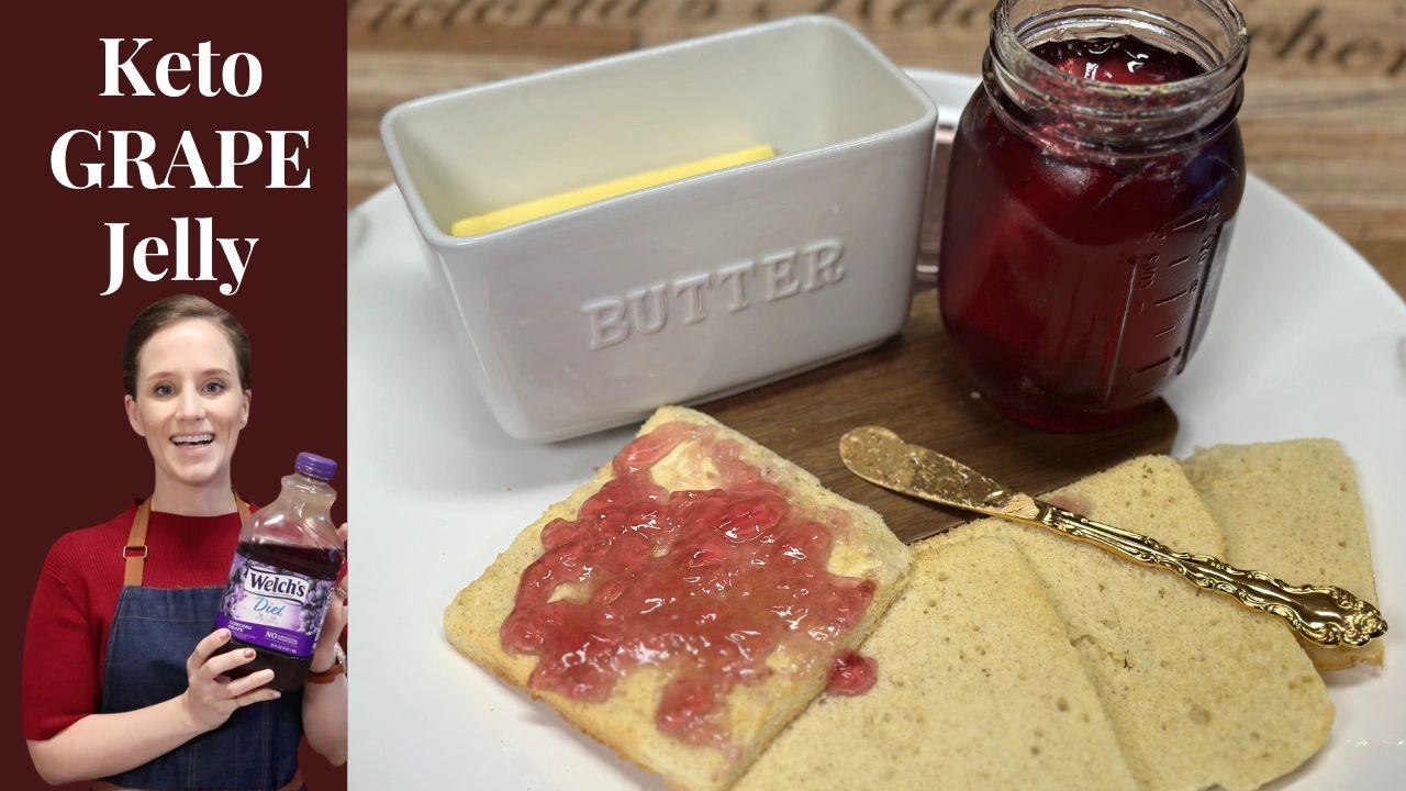 Keto Grape Jelly!!! ZERO NET CARBS PER SERVING